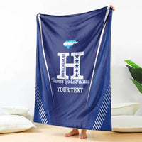Honduras Football Custom Blanket Los Catrachos Map Sporty Style - Wonder Print Shop