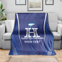 Honduras Football Custom Blanket Los Catrachos Map Sporty Style - Wonder Print Shop