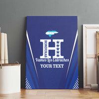 Honduras Football Custom Canvas Wall Art Los Catrachos Map Sporty Style - Wonder Print Shop