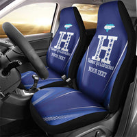 Honduras Football Custom Car Seat Cover Los Catrachos Map Sporty Style - Wonder Print Shop