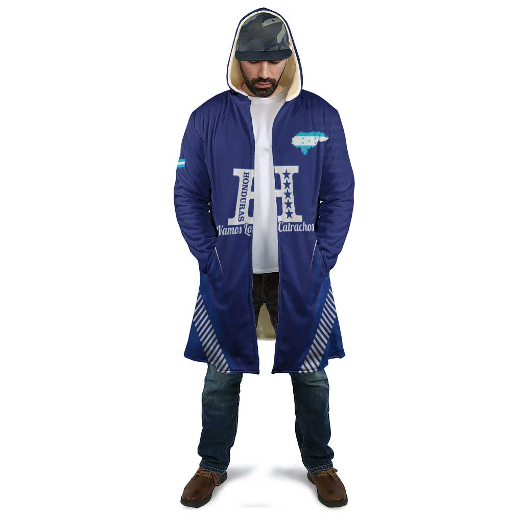 Honduras Football Custom Cloak Los Catrachos Map Sporty Style - Wonder Print Shop