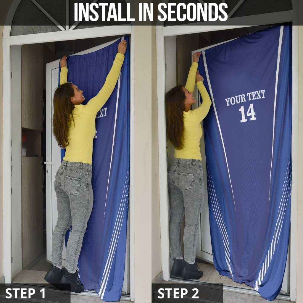 Honduras Football Custom Door Cover Los Catrachos Map Sporty Style - Wonder Print Shop