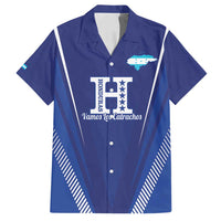 Honduras Football Custom Family Matching Puletasi and Hawaiian Shirt Los Catrachos Map Sporty Style - Wonder Print Shop