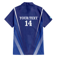 Honduras Football Custom Family Matching Short Sleeve Bodycon Dress and Hawaiian Shirt Los Catrachos Map Sporty Style - Wonder Print Shop