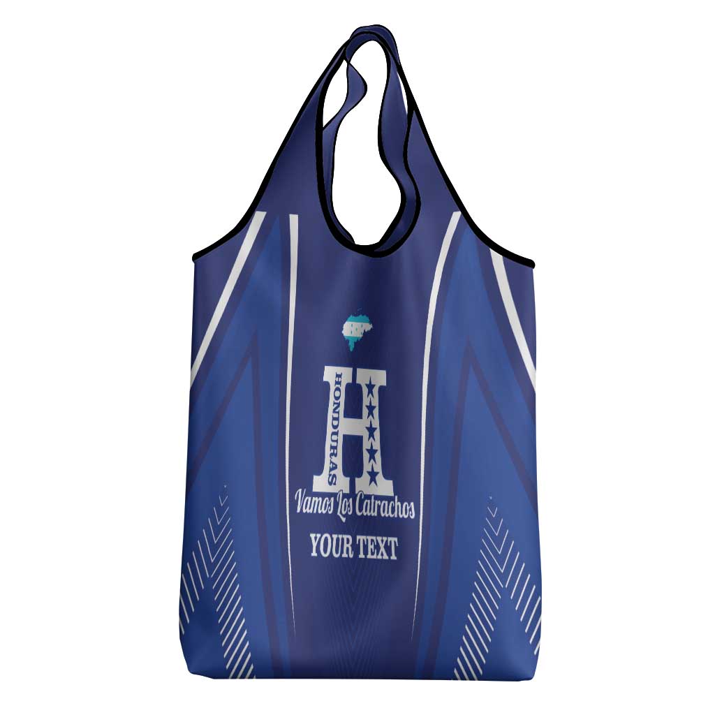 Honduras Football Custom Grocery Bag Los Catrachos Map Sporty Style - Wonder Print Shop