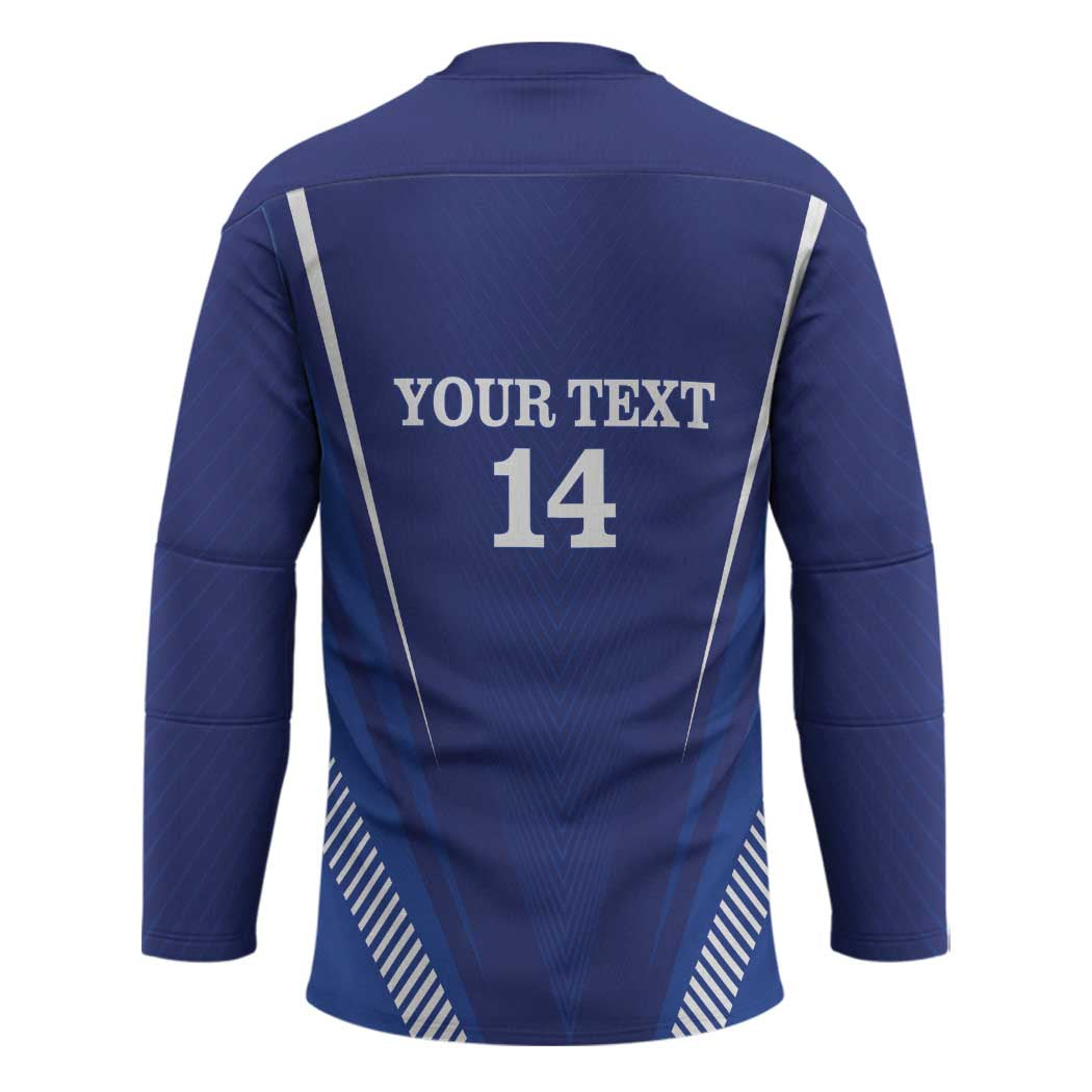 Honduras Football Custom Hockey Jersey Los Catrachos Map Sporty Style - Wonder Print Shop