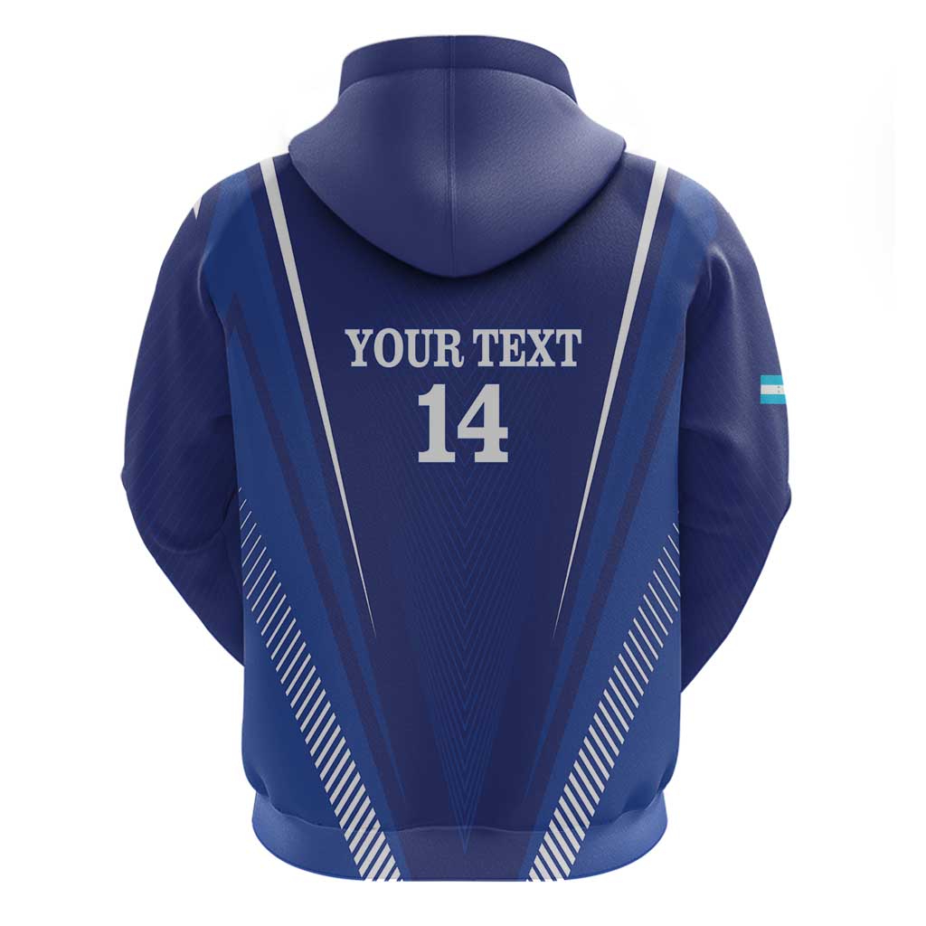 Honduras Football Custom Hoodie Los Catrachos Map Sporty Style - Wonder Print Shop