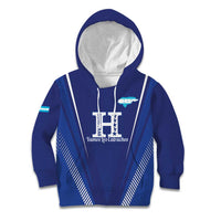 Honduras Football Custom Kid Hoodie Los Catrachos Map Sporty Style - Wonder Print Shop