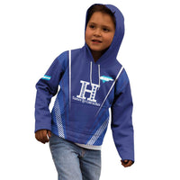Honduras Football Custom Kid Hoodie Los Catrachos Map Sporty Style - Wonder Print Shop