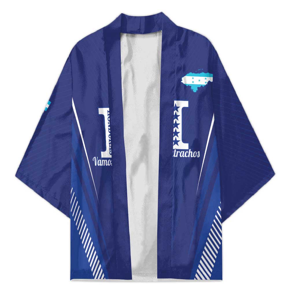 Honduras Football Custom Kimono Los Catrachos Map Sporty Style - Wonder Print Shop