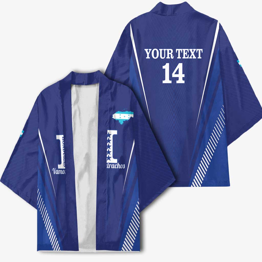 Honduras Football Custom Kimono Los Catrachos Map Sporty Style - Wonder Print Shop