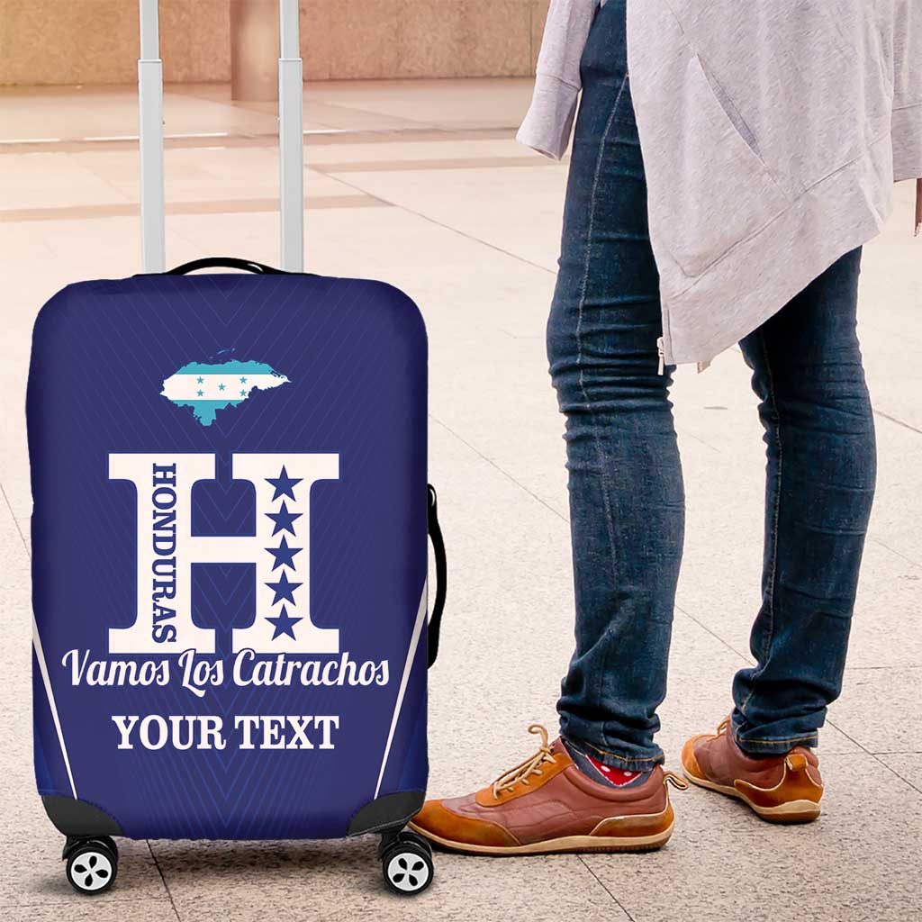 Honduras Football Custom Luggage Cover Los Catrachos Map Sporty Style - Wonder Print Shop