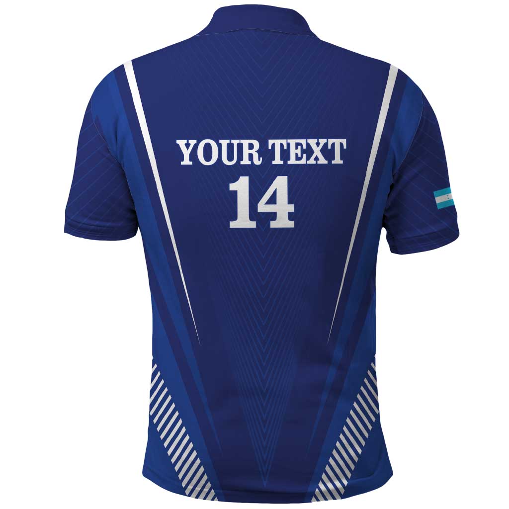 Honduras Football Custom Polo Shirt Los Catrachos Map Sporty Style - Wonder Print Shop