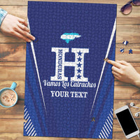 Honduras Football Custom Puzzle Los Catrachos Map Sporty Style - Wonder Print Shop