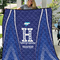 Honduras Football Custom Quilt Los Catrachos Map Sporty Style - Wonder Print Shop