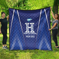 Honduras Football Custom Quilt Los Catrachos Map Sporty Style - Wonder Print Shop