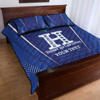 Honduras Football Custom Quilt Bed Set Los Catrachos Map Sporty Style - Wonder Print Shop