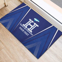 Honduras Football Custom Rubber Doormat Los Catrachos Map Sporty Style - Wonder Print Shop