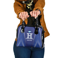 Honduras Football Custom Shoulder Handbag Los Catrachos Map Sporty Style - Wonder Print Shop