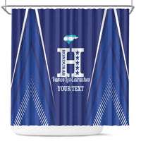 Honduras Football Custom Shower Curtain Los Catrachos Map Sporty Style - Wonder Print Shop