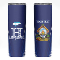 Honduras Football Custom Skinny Tumbler Los Catrachos Map Sporty Style - Wonder Print Shop