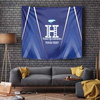 Honduras Football Custom Tapestry Los Catrachos Map Sporty Style - Wonder Print Shop
