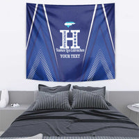 Honduras Football Custom Tapestry Los Catrachos Map Sporty Style - Wonder Print Shop