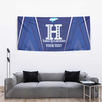 Honduras Football Custom Tapestry Los Catrachos Map Sporty Style - Wonder Print Shop