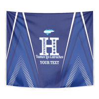 Honduras Football Custom Tapestry Los Catrachos Map Sporty Style - Wonder Print Shop