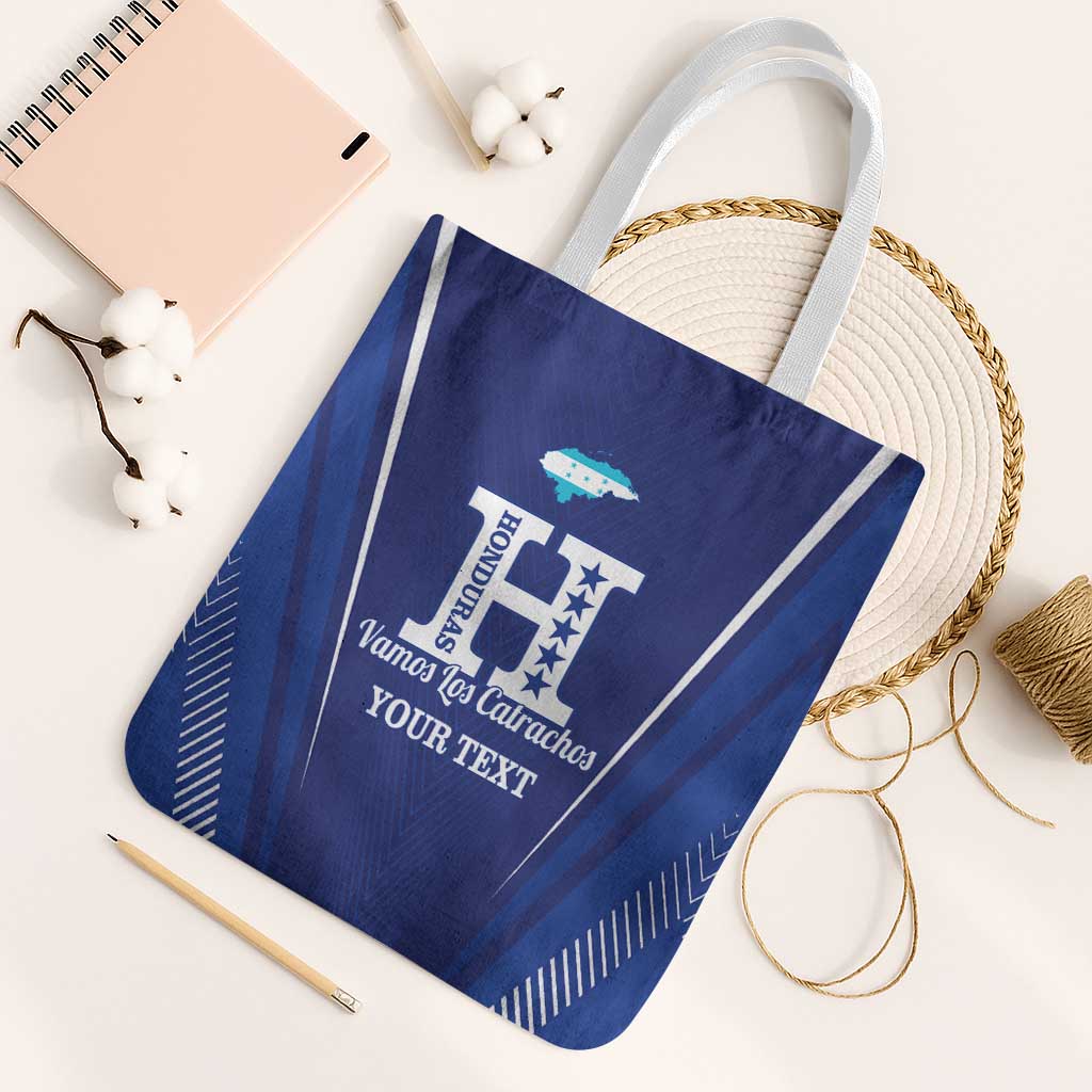 Honduras Football Custom Tote Bag Los Catrachos Map Sporty Style - Wonder Print Shop