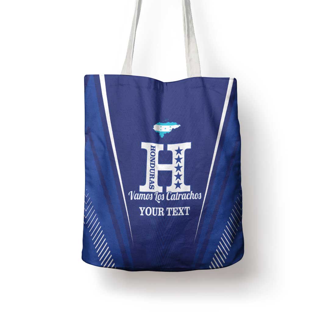 Honduras Football Custom Tote Bag Los Catrachos Map Sporty Style - Wonder Print Shop