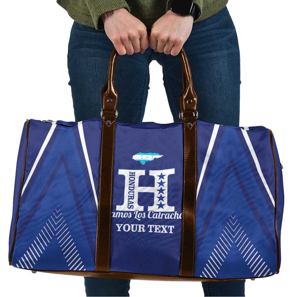 Honduras Football Custom Travel Bag Los Catrachos Map Sporty Style - Wonder Print Shop