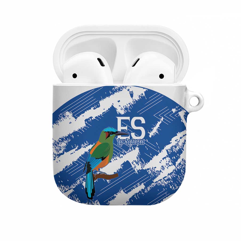 El Salvador Football AirPods Case La Selecta Torogoz Grunge Style - Wonder Print Shop