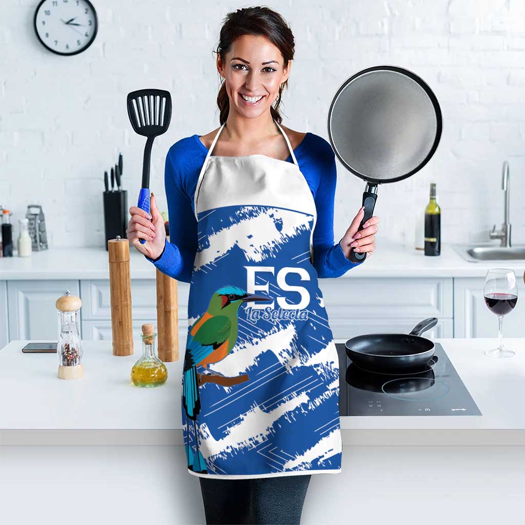 El Salvador Football Apron La Selecta Torogoz Grunge Style - Wonder Print Shop