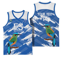 El Salvador Football Custom Basketball Jersey La Selecta Torogoz Grunge Style - Wonder Print Shop