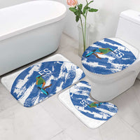 El Salvador Football Bathroom Set La Selecta Torogoz Grunge Style - Wonder Print Shop