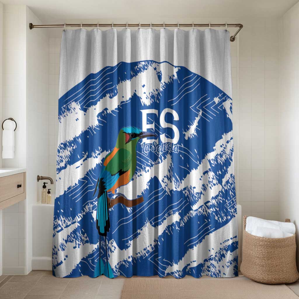 El Salvador Football Bathroom Set La Selecta Torogoz Grunge Style - Wonder Print Shop