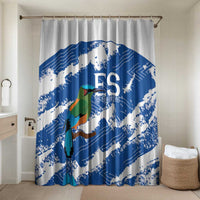 El Salvador Football Bathroom Set La Selecta Torogoz Grunge Style - Wonder Print Shop