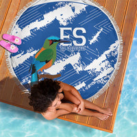 El Salvador Football Beach Blanket La Selecta Torogoz Grunge Style - Wonder Print Shop