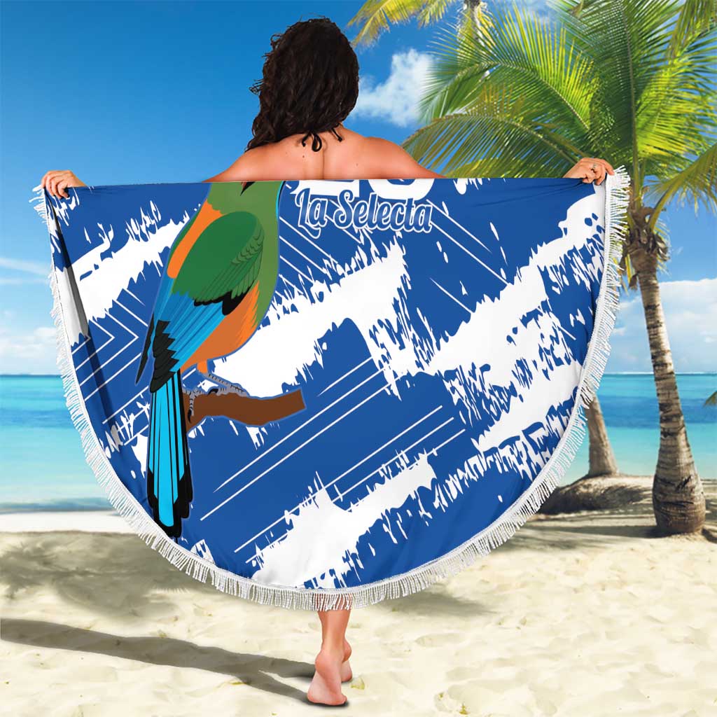 El Salvador Football Beach Blanket La Selecta Torogoz Grunge Style - Wonder Print Shop