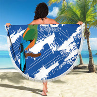 El Salvador Football Beach Blanket La Selecta Torogoz Grunge Style - Wonder Print Shop