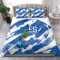 El Salvador Football Bedding Set La Selecta Torogoz Grunge Style - Wonder Print Shop