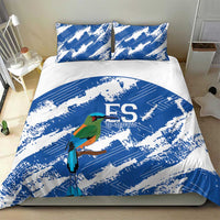 El Salvador Football Bedding Set La Selecta Torogoz Grunge Style - Wonder Print Shop