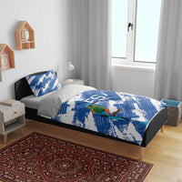 El Salvador Football Bedding Set La Selecta Torogoz Grunge Style - Wonder Print Shop