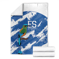 El Salvador Football Blanket La Selecta Torogoz Grunge Style - Wonder Print Shop