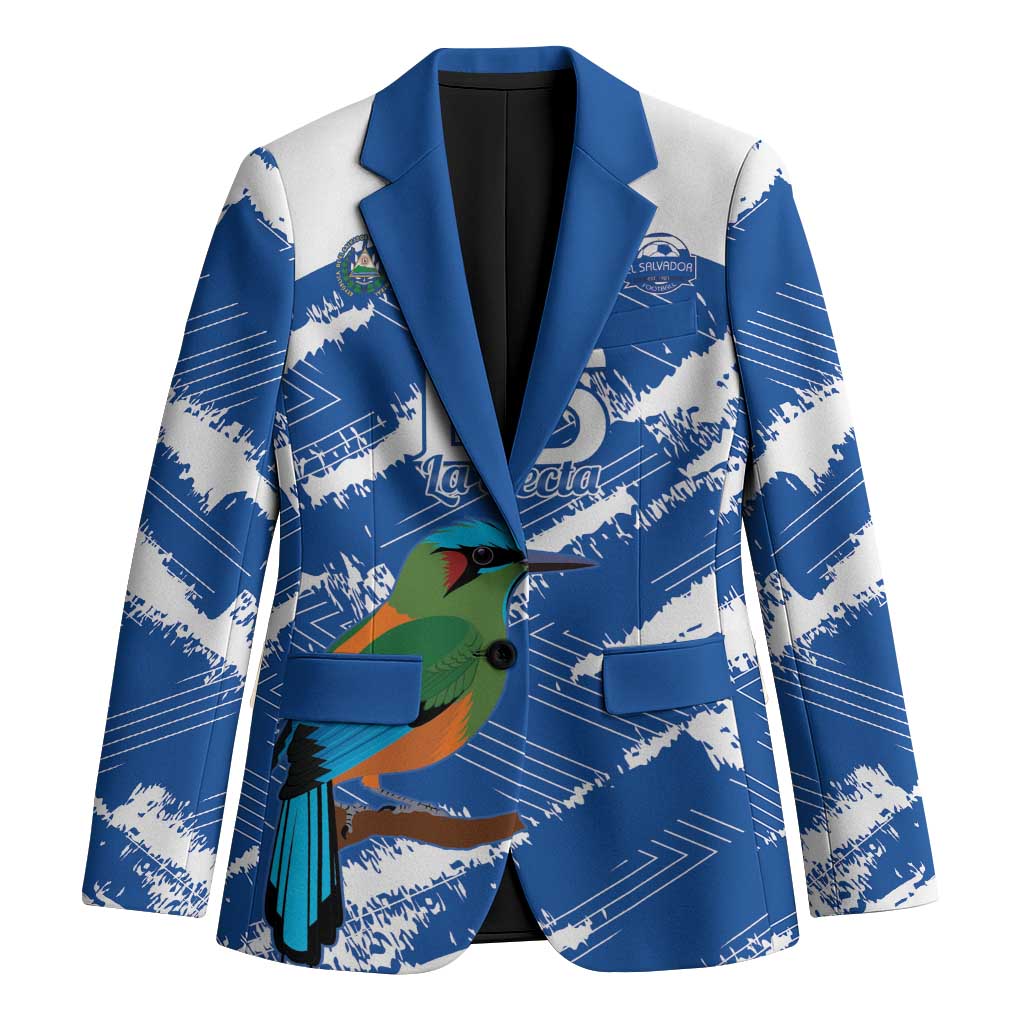 El Salvador Football Custom Blazer La Selecta Torogoz Grunge Style - Wonder Print Shop