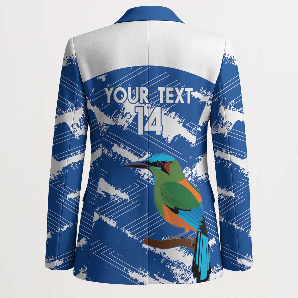 El Salvador Football Custom Blazer La Selecta Torogoz Grunge Style - Wonder Print Shop