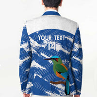 El Salvador Football Custom Blazer La Selecta Torogoz Grunge Style - Wonder Print Shop