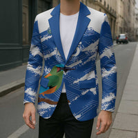 El Salvador Football Custom Blazer La Selecta Torogoz Grunge Style - Wonder Print Shop