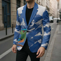 El Salvador Football Custom Blazer La Selecta Torogoz Grunge Style - Wonder Print Shop